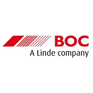 BOC logo with A Linde company tagline