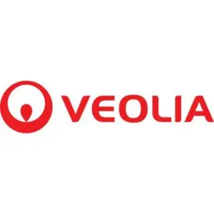 Veolia red logo on white background